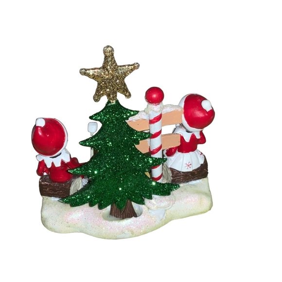 Elf on the Shelf Lighted Christmas Campfire Tabletop  small Light 4.25" H - Picture 4 of 11